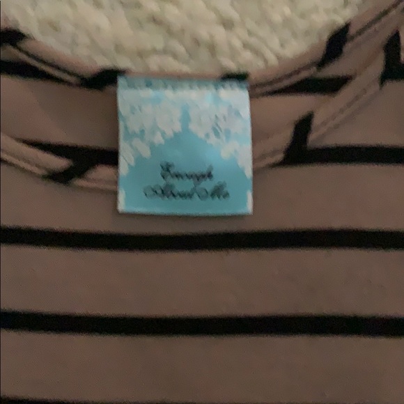 Brown and black striped dress - Picture 3 of 4